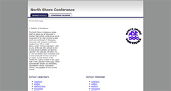 Desktop Screenshot of northshoreconference.org