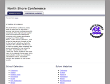 Tablet Screenshot of northshoreconference.org